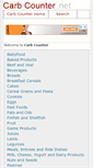 Mobile Screenshot of carb-counter.net